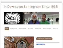Tablet Screenshot of mikesjewelrystore.com